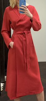 Платье max mara studio оригинал темно- красного цв