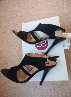 Босоножки черная замша/нат.кожа р.39