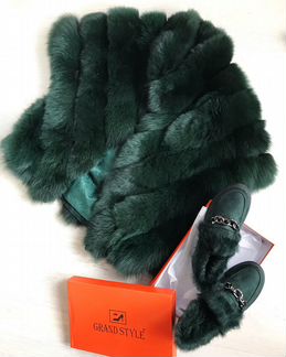 Ботинки зелёные Grand style с мехом