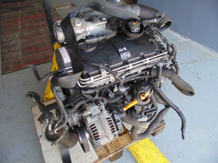 Двигатель AVQ BRU BKC 03G100103F Audi skoda VW