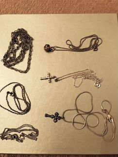 Серебро. Цепочки. Кулоны