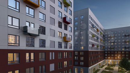 2-к квартира, 62.2 м², 3/18 эт.