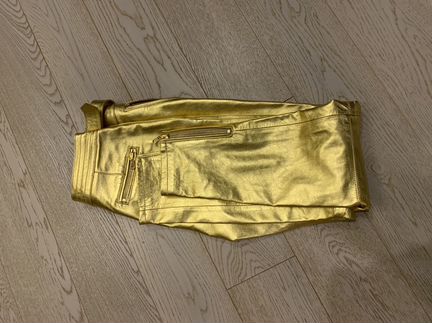 Новые кожаные брюки H&Moschino