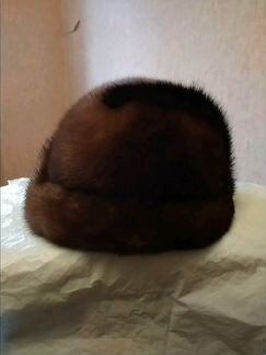 Женский головной убор -мех норка