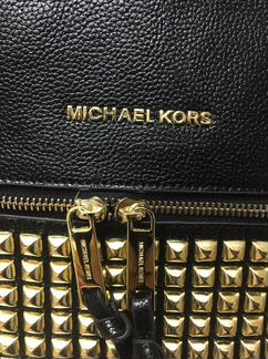 Рюкзак Michael kors MK с золотыми шипами