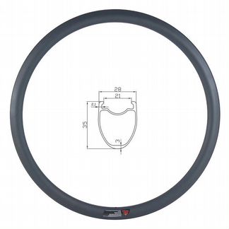Обод карбоновый новый speedsafe 700с 28h 35