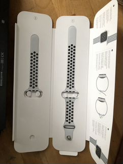 Apple watch nike series 6 44mm серебристые
