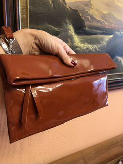 Кожаный клатч