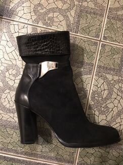 Полусапожки черные Италия