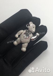 Золотой кулон Мишка Chopard 585 пробы 17.02 гр
