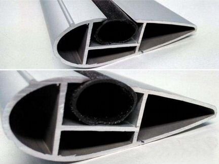 Багажник на штатные рейлинги BMW X3 2017-нв G01