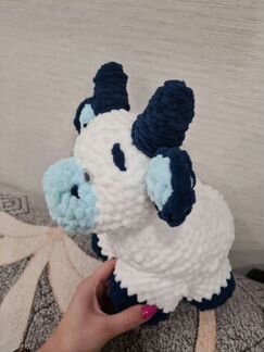 Вязаный бычок. Символ 2021 года