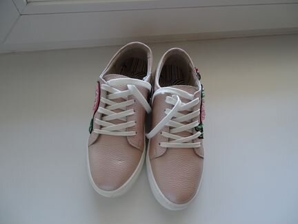 Полуботинки кожа розовые р-р 37 (новые)