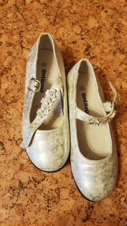 Серебряные туфли 32 размер Антилопа