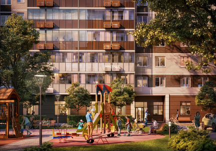 1-к квартира, 38.4 м², 13/14 эт.