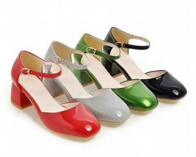 Туфли новые красные лаковые 45-46 р-р