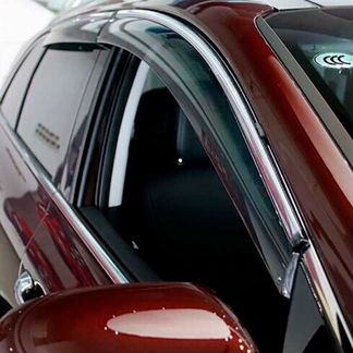 Дефлекторы Infiniti QX56/80 нержавеющий молдинг