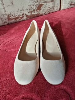 Туфли Pier-one новые замшевые бежевые, р. 38