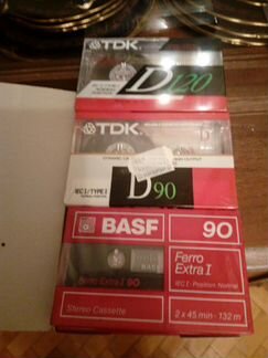 Аудиокассеты новые 10 штук