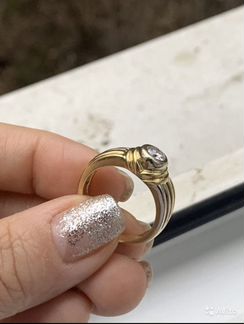 Золотое кольцо с Бриллиантом 0,45ct.4/5