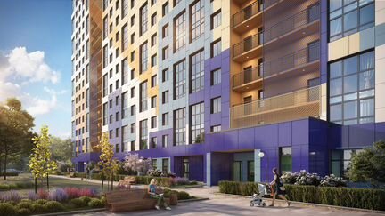 1-к квартира, 40.2 м², 25/25 эт.