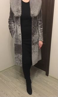 Пальто из мутона