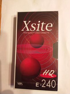 Видеокассета VHS Xsite HQ E-240 korea