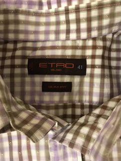 100 хлопок Рубашка Etro 46-48
