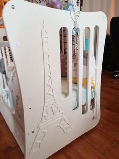 Детская кроватка Островок уюта Вояж с маятником