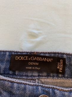 Джинсы бойфренды Dolce Gabbana