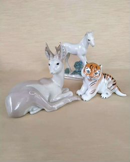 Фарфоровые статуэтки с утратами