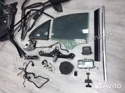 Запчасти от задней двери на мерседес w203