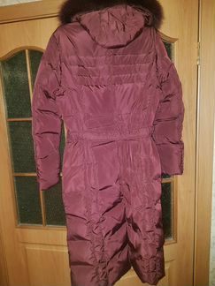 Пуховик пальто теплый 48L